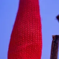 Светодиодная фигура &laquo;Новогодний лосик&raquo; 58 см, текстиль, 10 LED, от батареек CR2032&times;1, свечение тёплое белое