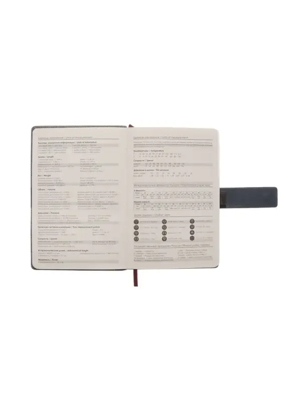 Ежедневник недатированный формат А5, с хлястиком, 128л, линия, пвх, Серый Ежедневник недатированный формат А5, с хлястиком, 128л, линия, пвх, Серый