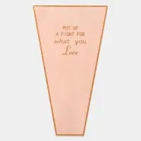 Пакет для цветов &laquo;Самой прекрасной&raquo;, пудровый, 28 х 9 х 43.5 см