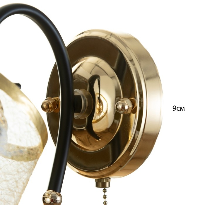 Бра 662447/1 E27 40Вт золото 22х15х24 см