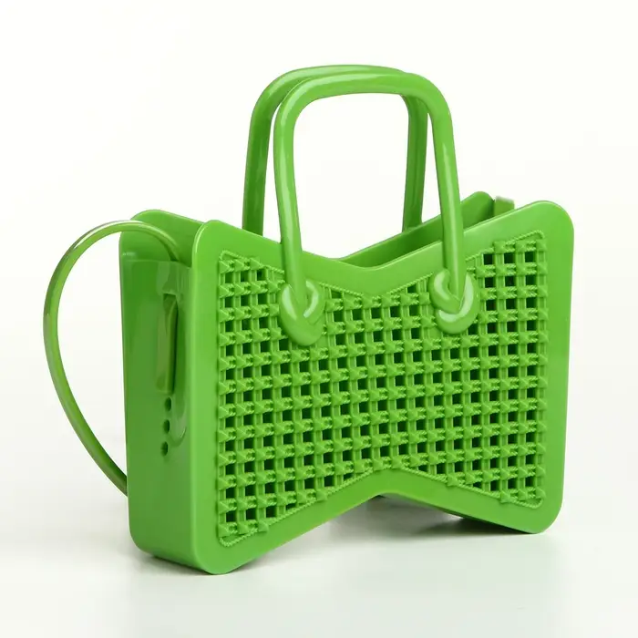 Сумка детская для девочки без застёжки, зелёная