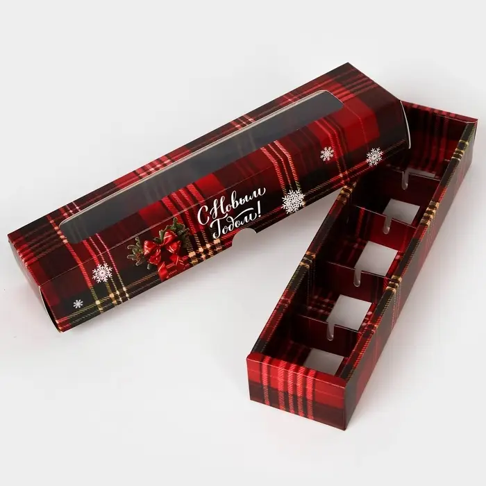 Коробка под 5 конфет «Исполнения желаний», 21×5×3.3 см