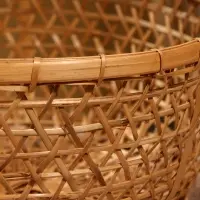 Корзина плетёная &laquo;Клоус&raquo;, 32&times;32&times;13 см, бамбук, светлая