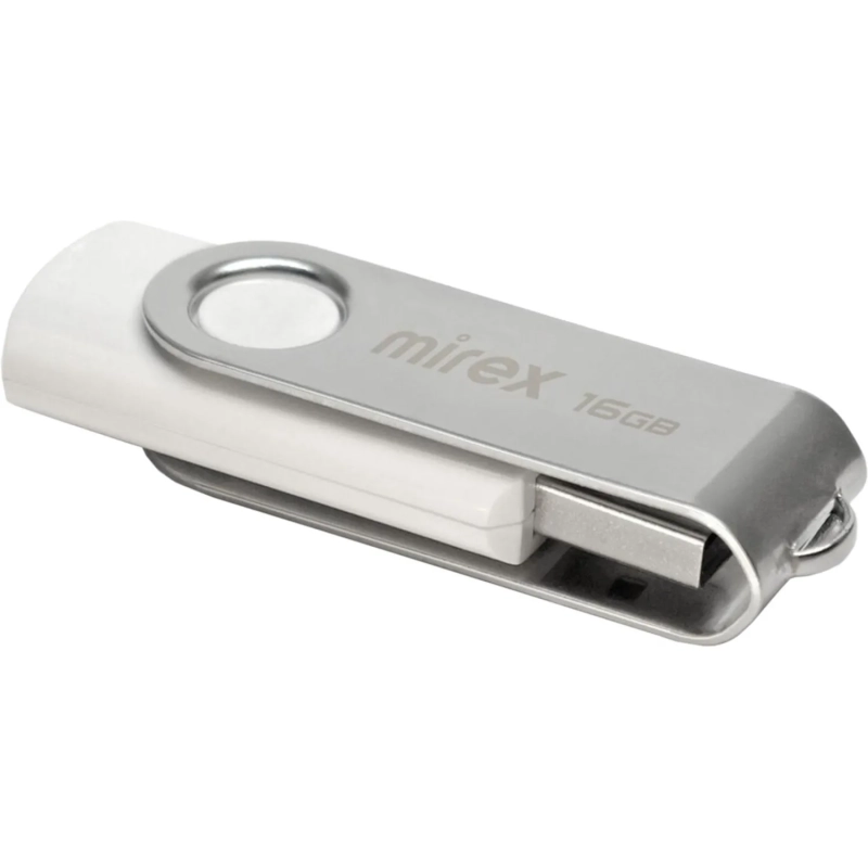 Флеш-память Mirex USB SWIVEL WHITE 16Gb (13600-FMUSWT16 )