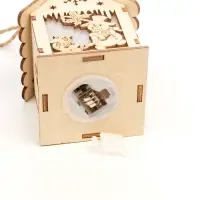 Ёлочная игрушка &laquo;Снеговики&raquo; 9&times;6.5 см, подвеска, от батареек AG10&times;3, свечение тёплое белое
