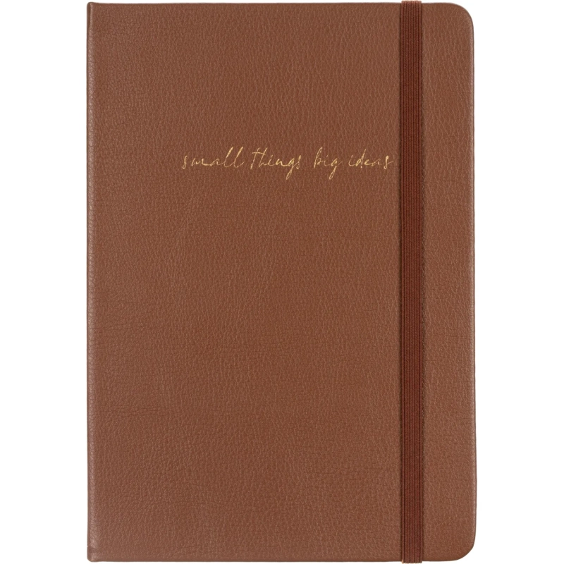 Ежедневник недатированный коричневый, А5, 140x200мм, 136 л. ATTACHE