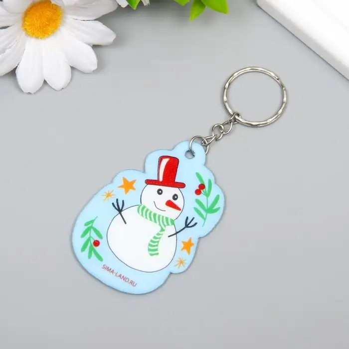 Брелок EVA Брелок EVA "Снеговичок в шарфике" 4,5х6,5 см