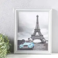 Фоторамка пластик 20х25 см "Остин" бело-серый 23,5х18,5х1,5 см