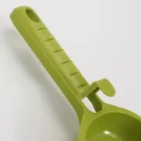 Совок для кошачьего туалета &laquo;Кот&raquo;, 24.7&times;10.3 см, пластик, зелёный