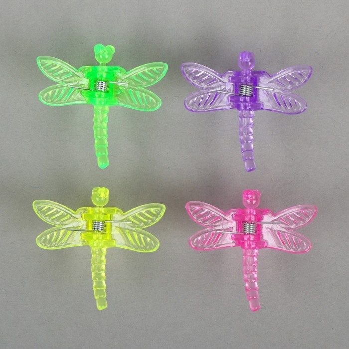 Клипса для растений «Стрекоза», набор 10 шт., МИКС, Greengo