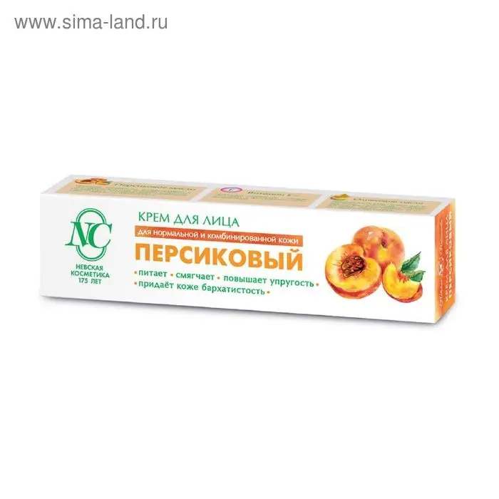 Крем для лица &laquo;Невская косметика&raquo;, персиковый, питание, смягчение, повышение упругости, 40 мл