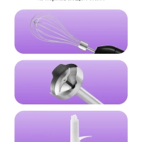 Блендер погружной с чашей KT-3053 (3 в 1) - 1000 Вт