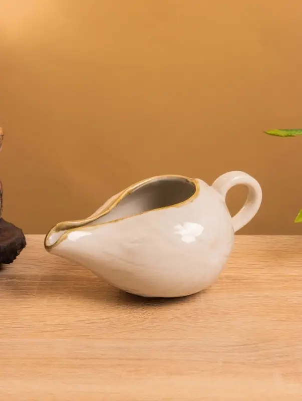 Соусник, 8×9×16 см, керамика, белый Соусник, 8×9×16 см, керамика, белый