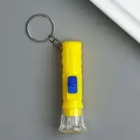 Фонарик брелок для ключей на кольце &laquo;Темминка&raquo;, 1 LED, 2&times;6.5 см, МИКС