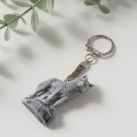 Брелок "Волк на скале" (барельеф), 5,2см