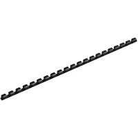 Пружины для переплета пластиковые  8мм черные 100шт/уп