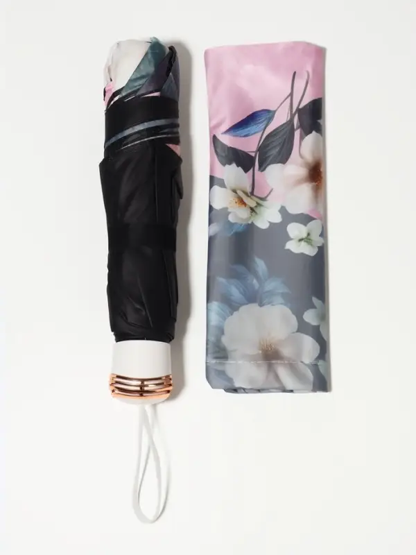 Зонт механический &laquo;Весна&raquo;, 4 сложения, 8 спиц, R=49/55 см, d=98 см, МИКС