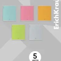 Тетрадь 36 листов в клетку ErichKrause Nature Colors, МИКС