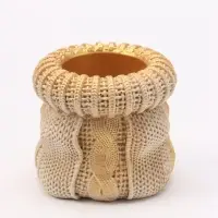 Подсвечник на 1 свечу &laquo;Новогодний&raquo;, 6&times;6 см, бежевый