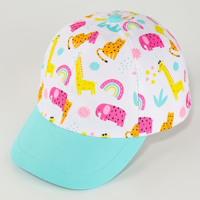 Кепка детская для девочки «Африка», р-р. 48-50 Кепка детская для девочки «Африка», р-р. 48-50