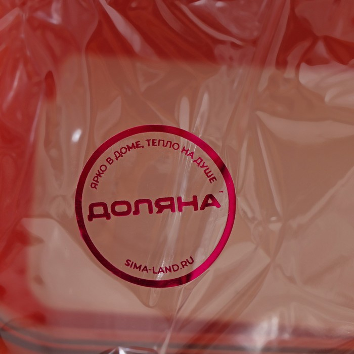 Ланч - бокс пластиковый Доляна &laquo;Классика&raquo;, 2 отделения, 18&times;18&times;6 см, цвет МИКС