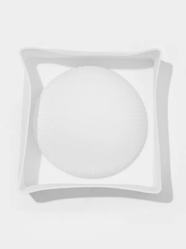 Форма для муссовых десертов и выпечки KONFINETTA &laquo;Полусфера&raquo;, силикон, 19.4&times;8 см, d=16 см, белая