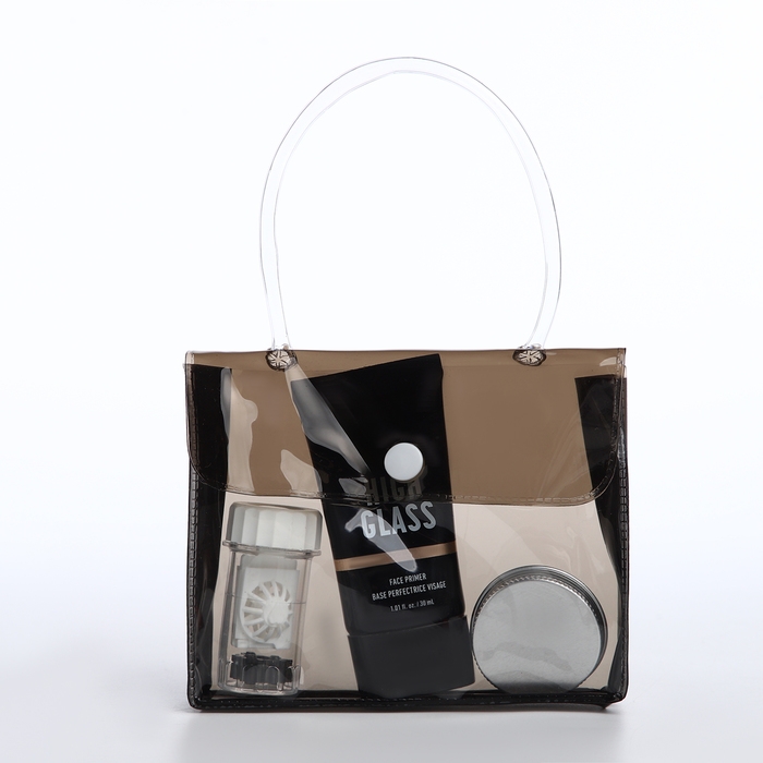 Косметичка на кнопке, цвет чёрный Косметичка на кнопке, цвет чёрный