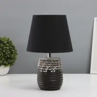 Лампа настольная RISALUX &laquo;Бию&raquo;, 40 Вт, Е14, коричневая, 19.5&times;19.5&times;32 см