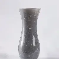 Ваза &laquo;Крапле&raquo;, h=26 см, стекло, серая