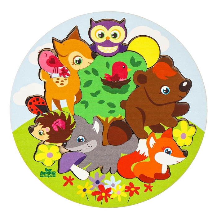 Головоломка «Лесные жители» Головоломка «Лесные жители»