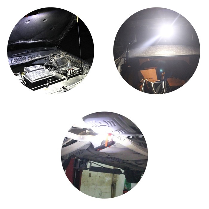 Фонарь рабочий автомобильный, аккумуляторный  Фонарь рабочий автомобильный, аккумуляторный "Мастер К", 3 Вт, 100 лм, 1200 мАч, USB