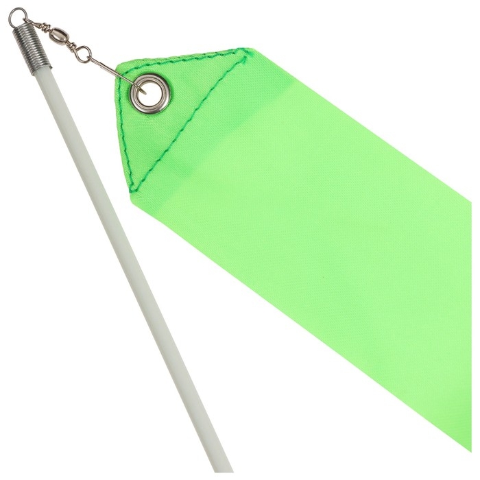 Лента для художественной гимнастики с палочкой Grace Dance, 2 м, цвет зелёный Лента для художественной гимнастики с палочкой Grace Dance, 2 м, цвет зелёный