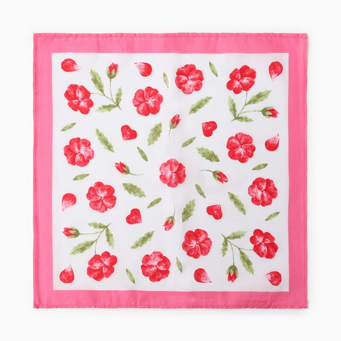 Набор женских носовых платков 45451-1 30х30см 12шт, жаккард сатин 82г/м, хл100% Набор женских носовых платков 45451-1 30х30см 12шт, жаккард сатин 82г/м, хл100%