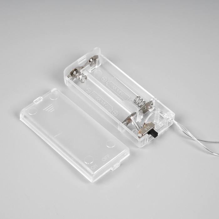 Светодиодная верхушка на ёлку «Звезда белая» 16 см, 10 LED, батарейки ААх2 (не в комплекте), свечение красное Светодиодная верхушка на ёлку «Звезда белая» 16 см, 10 LED, батарейки ААх2 (не в комплекте), свечение красное