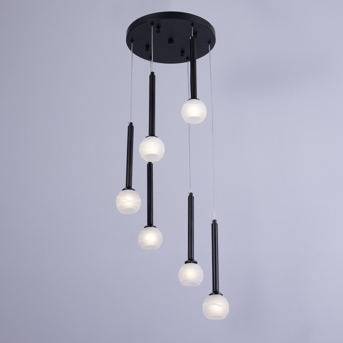 Светильник Светильник "Жозефина" 6х3Вт G4 Чёрный 30х30х180см