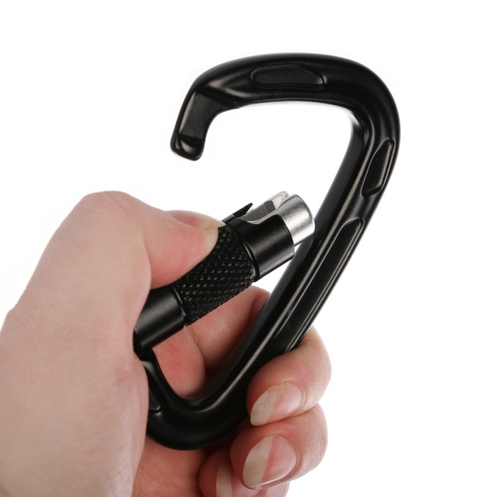 Карабин с байонетной муфтой, 10х6 см, 22 KN, микс Карабин с байонетной муфтой, 10х6 см, 22 KN, микс