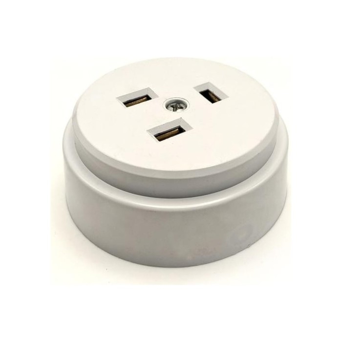 Разъем РШ-ВШ ОП 32А 250В 2P+PE кругл. бел. TOKOV ELECTRIC TKL-OVOP-2P+PE-C01 Разъем РШ-ВШ ОП 32А 250В 2P+PE кругл. бел. TOKOV ELECTRIC TKL-OVOP-2P+PE-C01