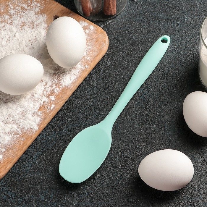 Ложка гарнирная Доляна «Винфор», силикон, 20,7 см, цвет МИКС Ложка гарнирная Доляна «Винфор», силикон, 20,7 см, цвет МИКС