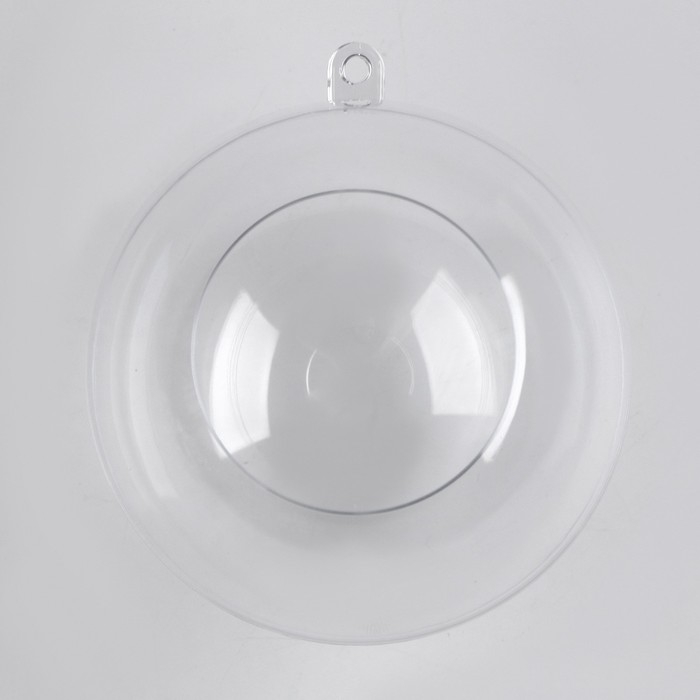Заготовка - подвеска, раздельные части «Шар с отверстием», диаметр собранного: 8 см Заготовка - подвеска, раздельные части «Шар с отверстием», диаметр собранного: 8 см