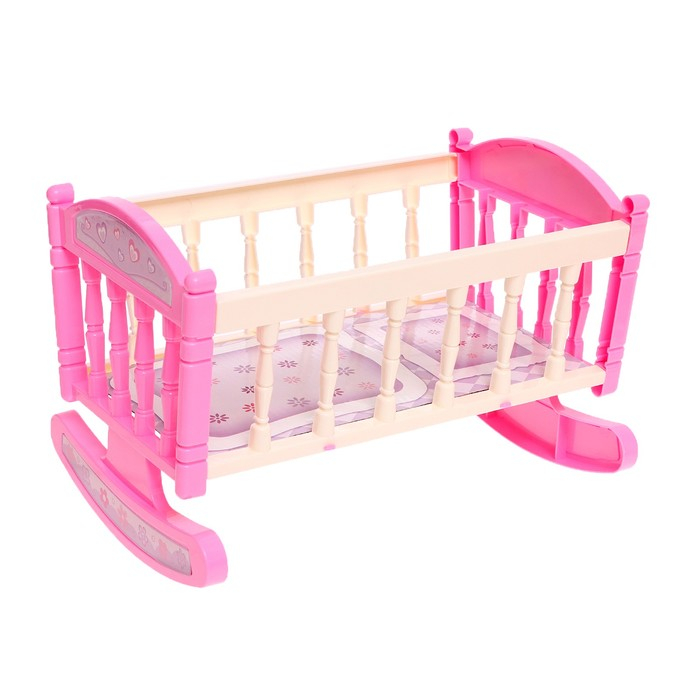 Пупс «Моя малышка» музыкальный, с кроваткой и аксессуарами, БОНУС - открытка Пупс «Моя малышка» музыкальный, с кроваткой и аксессуарами, БОНУС - открытка