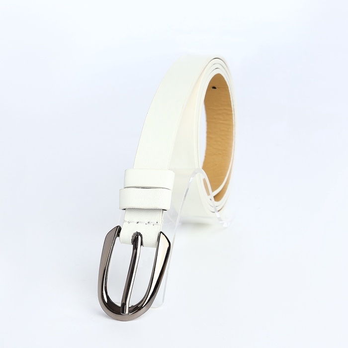 Ремень женский, ширина 1,6 см, пряжка металл, цвет Ремень женский, ширина 1,6 см, пряжка металл, цвет