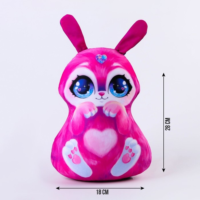 Антистресс игрушка, заяц «Зайчик», розовый Антистресс игрушка, заяц «Зайчик», розовый