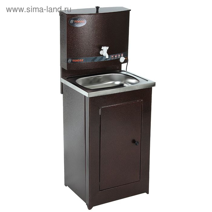 Умывальник TUNDRA, с ЭВН, нержавеющая мойка, 1250 Вт, 17 л, цвет медь Умывальник TUNDRA, с ЭВН, нержавеющая мойка, 1250 Вт, 17 л, цвет медь