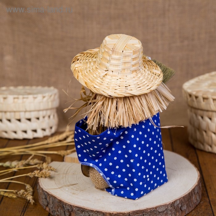 Оберег-домовой Оберег-домовой "Тимофей с метлой и подковой" , 25х22х13 см, микс