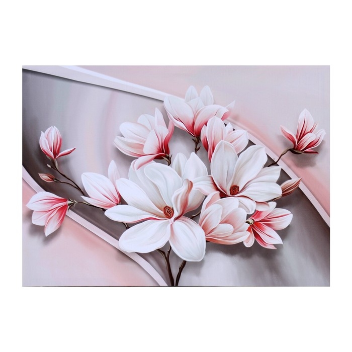Картина на холсте Картина на холсте "Цветы магнолии" 50*70 см
