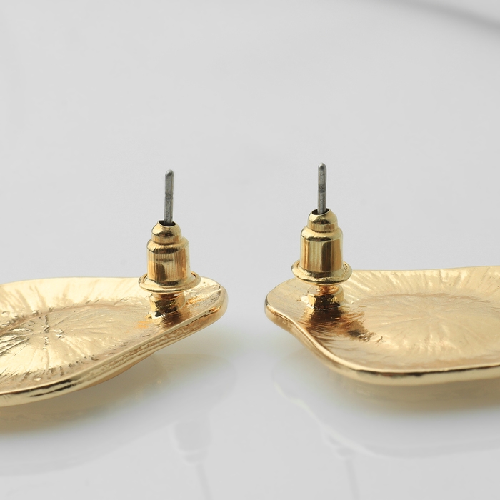 Серьги с жемчугом «Абстракция» богема, цвет золото Серьги с жемчугом «Абстракция» богема, цвет золото