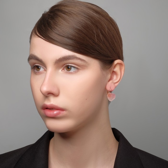 Серьги ассорти «Мармеладные сердечки» в сахаре, цвет МИКС Серьги ассорти «Мармеладные сердечки» в сахаре, цвет МИКС