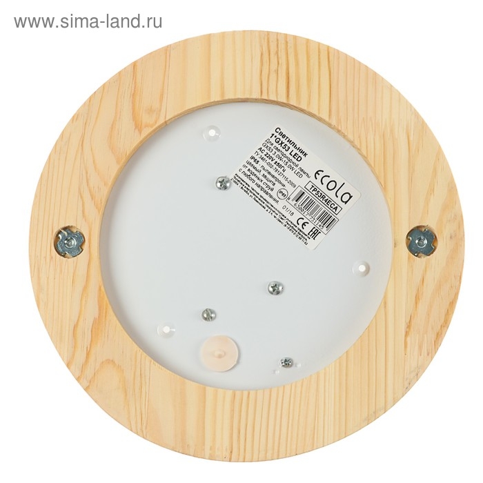 Светильник накладной Ecola, GX53, IP65, 220 В, 220х84 мм, решетка, цвет клен Светильник накладной Ecola, GX53, IP65, 220 В, 220х84 мм, решетка, цвет клен