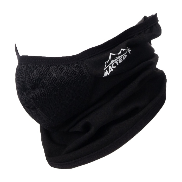 Бафф спортивный с фильтром Бафф спортивный с фильтром "Мастер К", для защиты от ветра и пыли, мужской, чёрный