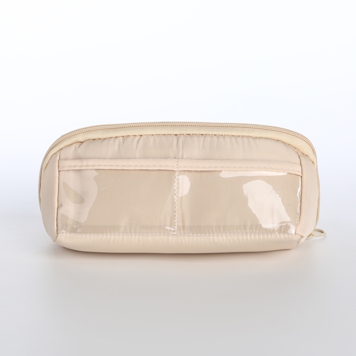 Косметичка на молнии, цвет бежевый Косметичка на молнии, цвет бежевый